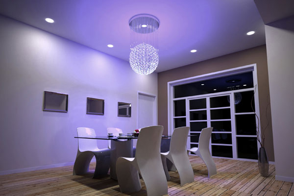Salon lustre cristal